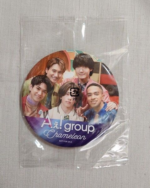 Aぇ! group Chameleon 缶バッジ 初回限定盤C 特典 末澤誠也 正門良規 佐野晶哉 小島健 草間リチャード敬太