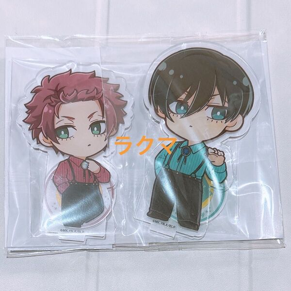 ブルーロック 糸師凛 糸師冴 プリンセスカフェ アクリルスタンド birthday