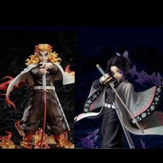 鬼滅の刃 ANIPLEX 煉獄杏寿郎 胡蝶しのぶ フィギュア 1/8スケールフィギュア