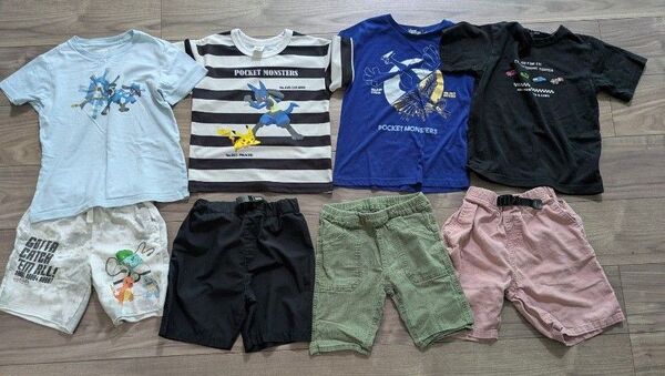 110-120サイズTシャツ ハーフパンツ