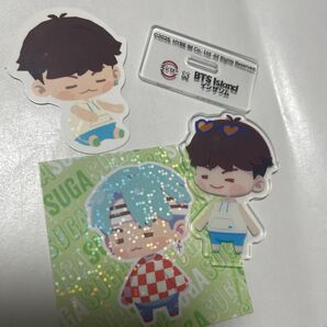 BTS インザソム スシロー コラボ SUGA シュガ ミニアクリルスタンド ステッカー ピック アクスタ