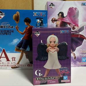 ワンピース ONE PIECE 一番くじ ルフィ ハンコック セラフィム Sスネーク 未開封品