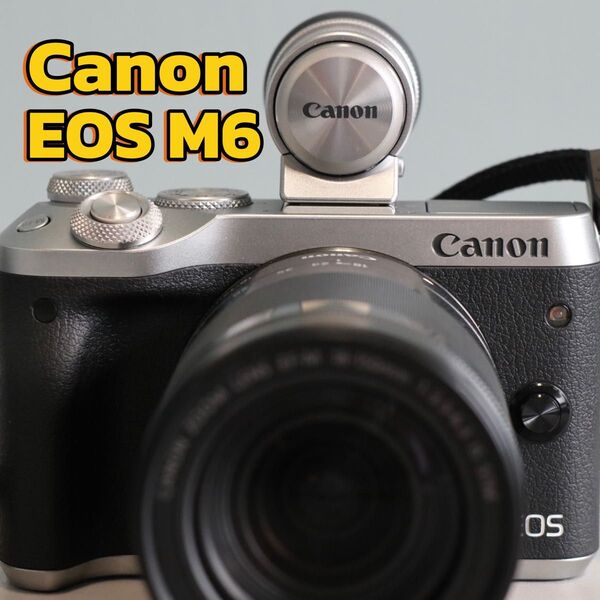 Canon EOS M6 EF-M 18-150mn wtulens EVF-DC2 SDカード wi-fi