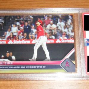 PSA10 最高評価 鑑定済 2023 Topps Now 大谷翔平 #579 バットフリップ Shohei Ohtani