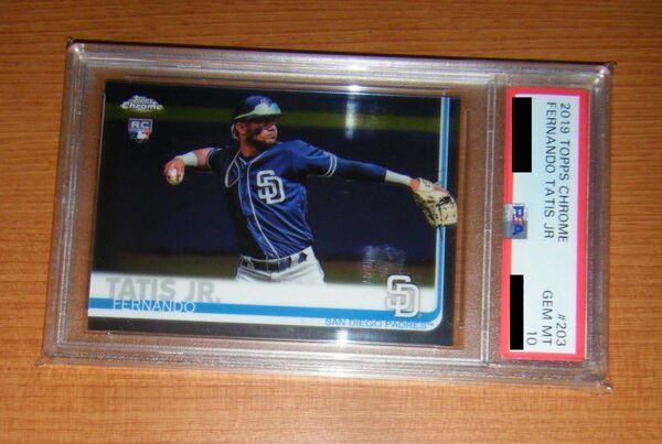 PSA10最高評価鑑定済 2019 Topps chrome Fernando Tatis jr. フェルナンド・タティスジュニア
