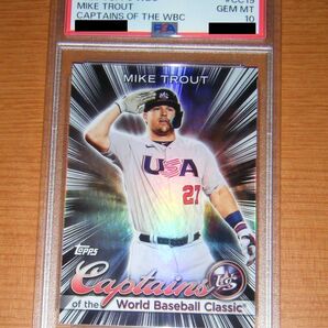 PSA10 最高評価 2023 Topps WBC Mike Trout マイク・トラウト CAPTAINS OF THE WBC