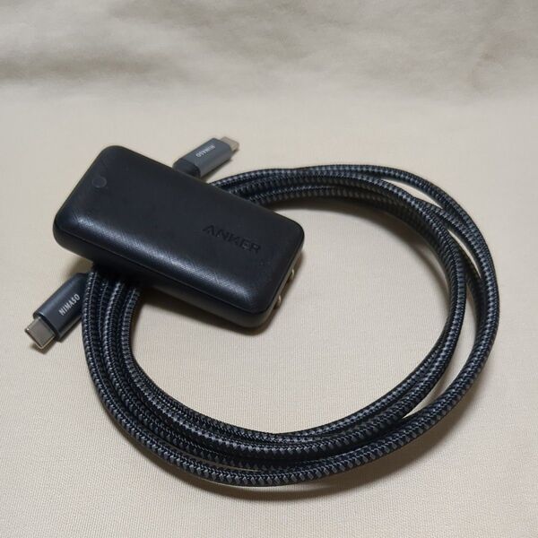 アンカー Anker PowerPort Atom III Slim 30W USB-PD急速充電器 A2614 2mケーブル付き