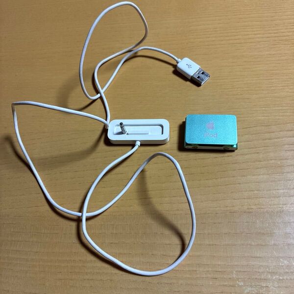 Apple iPod shuffle 第2世代 1GB ミントグリーン ドック付き ジャンク品