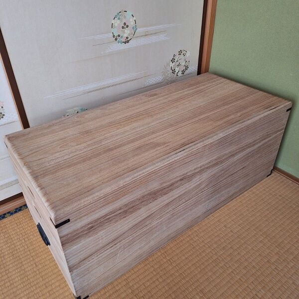 桐タンス 着物 衣装箱 桐 三段 桐たんす 桐箱 収納 収納ケース
