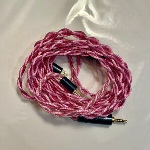 nicehck sakura 2pin 2.5mm イヤホンケーブル リケーブル7N銀メッキOCC+銀メッキ合金+7N OCC