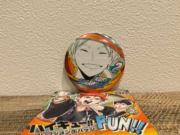 ハイキュー funコレクション缶バッジ 菅原孝支