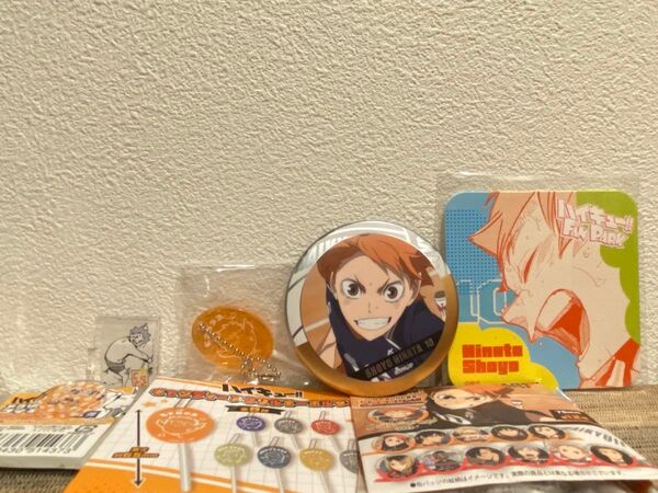 ハイキュー アクリルminiフィギュア キャンディアクリルキーホルダー 名場面缶バッジ コースター 日向翔陽