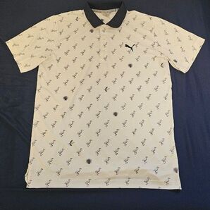 PUMA ゴルフ ポロシャツ 総柄 メンズ