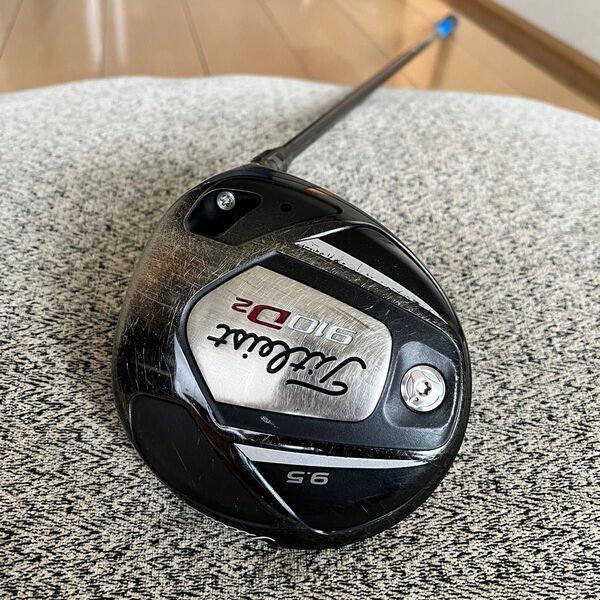 良品Titleist タイトリスト 910 D2 ドライバー 1W ロフト9.5度 モトーレ5.5 硬さS
