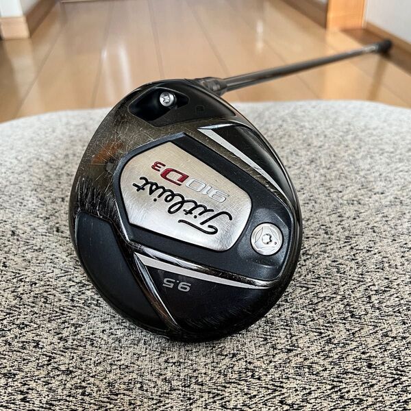 良品Titleist タイトリスト 910 D3 ドライバー ロフト9.5度 1W MOTORO モトーレ5.5 硬さS