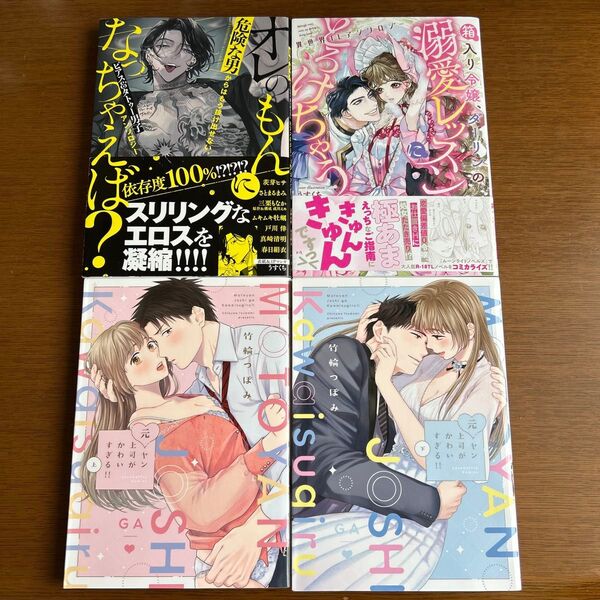 女性漫画 TLコミック 4巻セット 元ヤン上司がかわいすぎる!! 上下