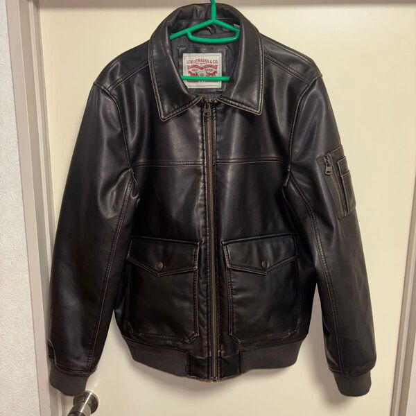 Levis A-2 フライトレザージャケット ブラウン S