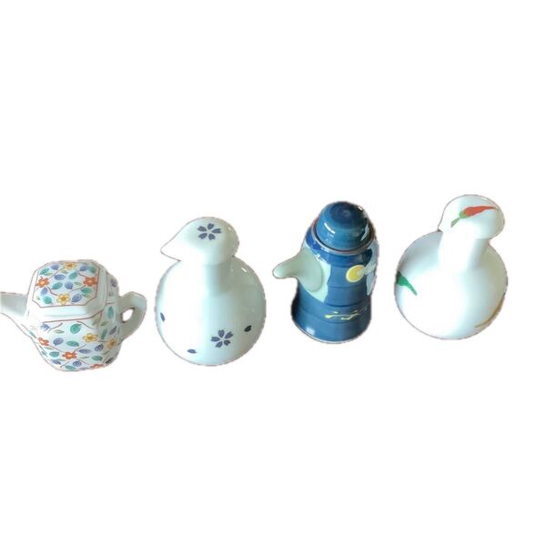 調味料入れ 4個セット 陶器 キッチン用品