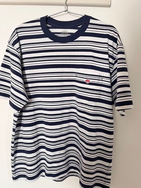 ダントン DANTON Tシャツ 半袖 ボーダー L カットソー 半袖Tシャツ