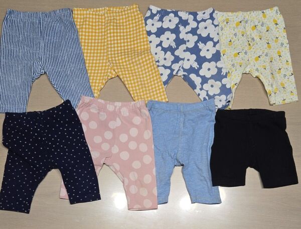 ユニクロ レギンス パンツ 80サイズ 7分丈 5分丈 セット まとめ 保育園