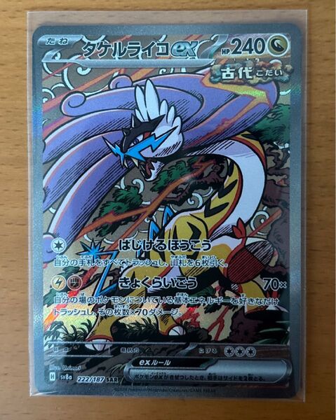 タケルライコex SAR ポケモンカードゲーム テラスタルフェスex