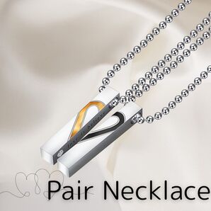 ペアネックレス ハート ギフトBOX ラッピング袋 記念日 プレゼント お揃い