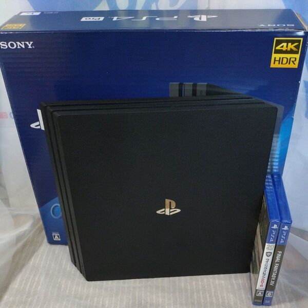 【SONYソニー】PlayStation4 Pro CUH-7200B JetBlack 1TB & ゲーム2本