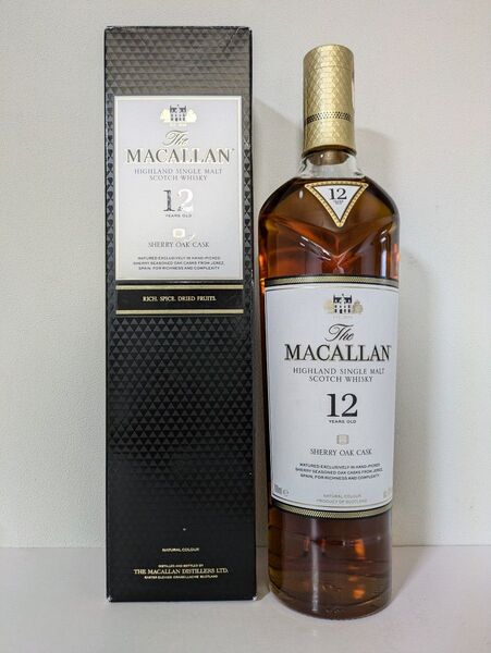 MACALLAN シェリーオークカスク 12年ウイスキー スコッチウイスキー マッカラン 箱付