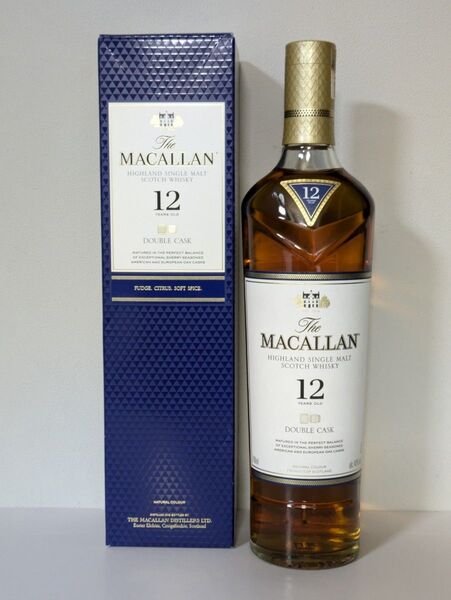 マッカラン ダブルカスク 12年MACALLAN シングルモルト スコッチ ウイスキー箱付き