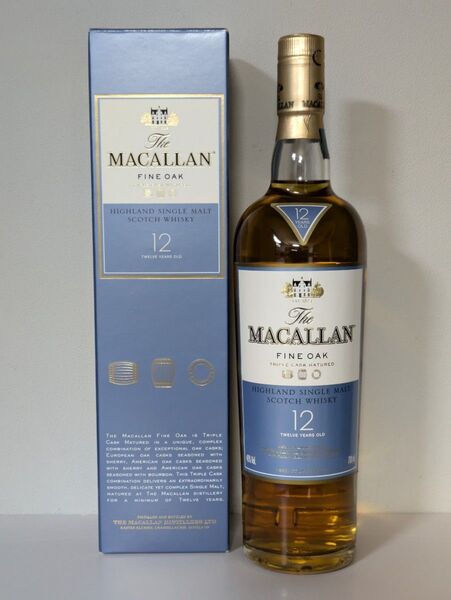 マッカラン トリプルカスク12年 MACALLAN シングルモルト ウイスキー700mI 40% 箱付き