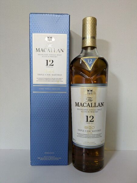 マッカラン トリプルカスク12年 MACALLAN スコッチウイスキー 箱付き700mI 40%