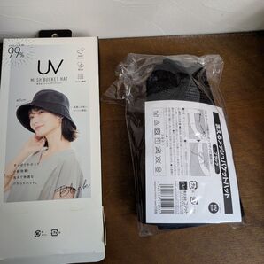 コジット 洗えるメッシュバケットハット ブラック バッグイン UV帽子 レディース 軽量