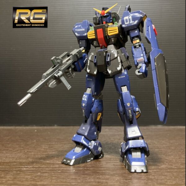 tpガンプラ完成品ジャンク 機動戦士Zガンダム RG 1/144 ガンダムMk-ll(ティターンズ仕様)