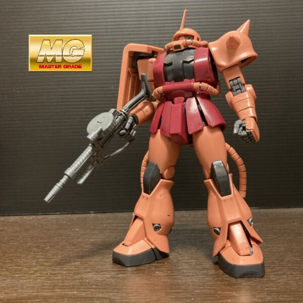 yrガンプラ完成品ジャンク 機動戦士ガンダム MG 1/100 シャア専用ザク Ver.2.0