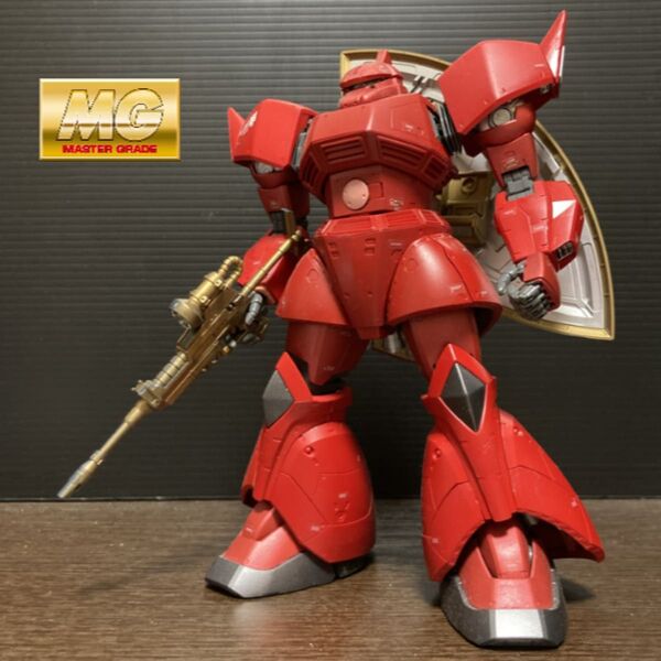 ysガンプラ完成品ジャンク 機動戦士ガンダム MG 1/100 シャア専用ゲルググ Ver.2.0