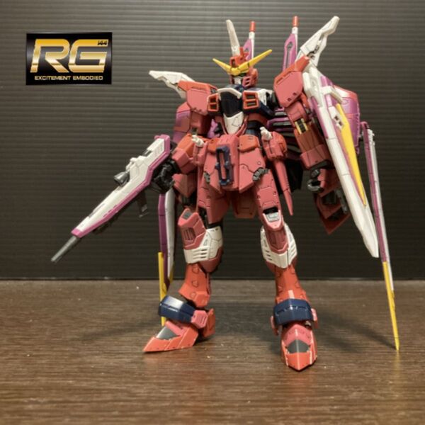 wjガンプラ完成品ジャンク 機動戦士ガンダムSEED RG 1/144 ジャスティスガンダム
