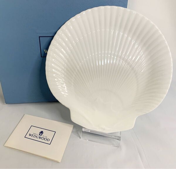 未使用 WEDGWOOD ウェッジウッド NAUTILUS ノーチラスコレクション 貝型 プレート シェル 洋食器