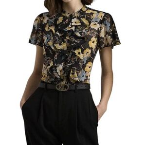 POLO RALPH LAURENフローラル フラワープリントブラウス