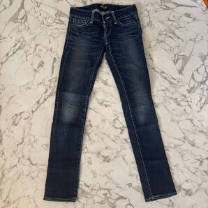 Moussy デニムパンツ インディゴ 24インチ