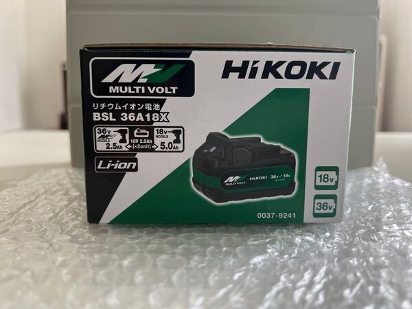 ★未使用品★ HiKOKI マルチボルト バッテリー 36V 1個 【BSL36A18X】純正品