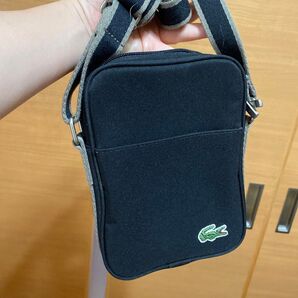 LACOSTE ショルダーバッグ ブラック
