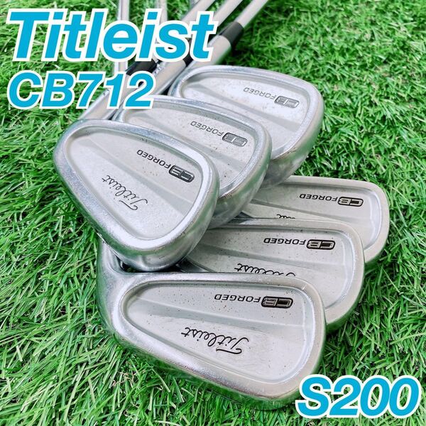 ゴルフ Titleist タイトリスト CB712 アイアン セット NT884
