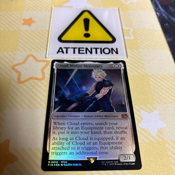 MTG マジックザギャザリング 英語 FF ミッドガルの傭兵、クラウド/Cloud, Midgar Mercenary