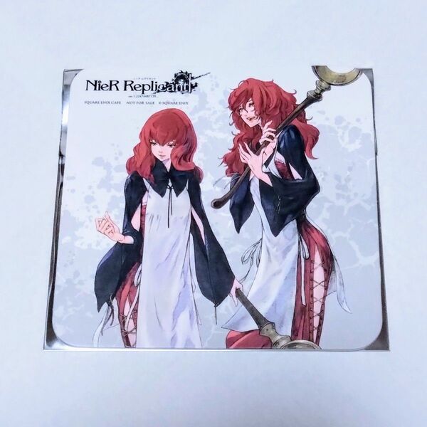 スクエニカフェ限定 ニーアコラボ 前期コースター【NieR Replicant(ニーア レプリカント) デボル&ポポル】