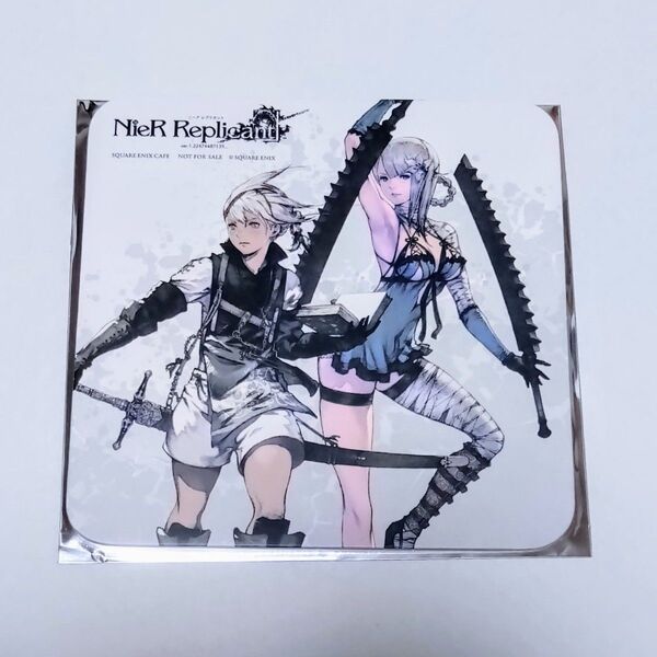 スクエニカフェ限定 ニーアシリーズコラボ 前期コースター【NieR Replicant(ニーア レプリカント) ニーア&カイネ】