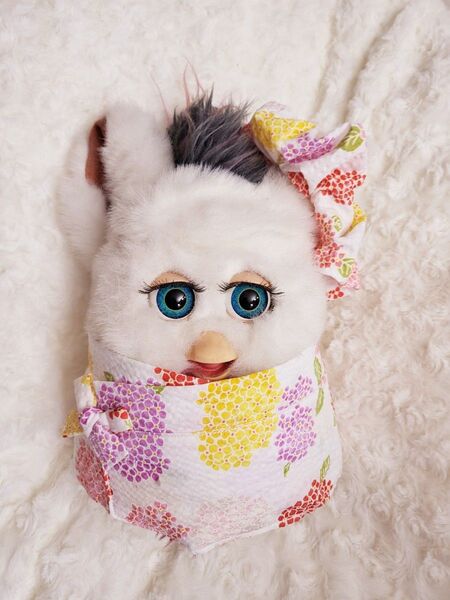 No.FUB-1078 ファビコス 甚平とシュシュセットG #ファービー2に着れます 20250610-02 #furby2
