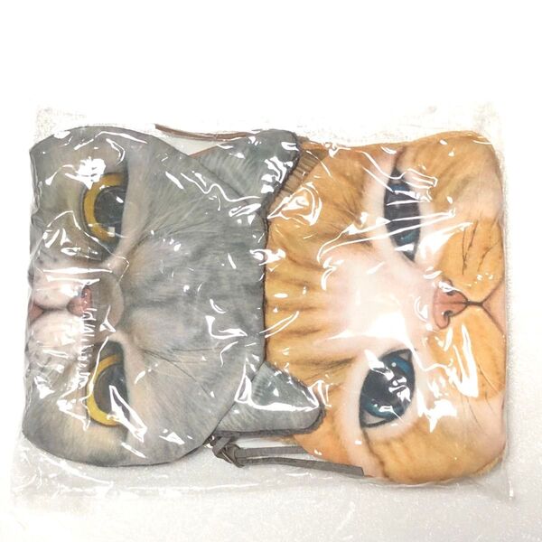 ねこポーチ2個セット