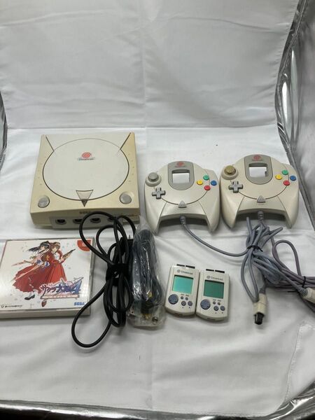セガ ドリームキャスト 本体一式 ソフト付き リセッタブルヒューズ&電池ボックス化