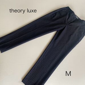 レディースパンツ theory luxe ストライプ テーパード