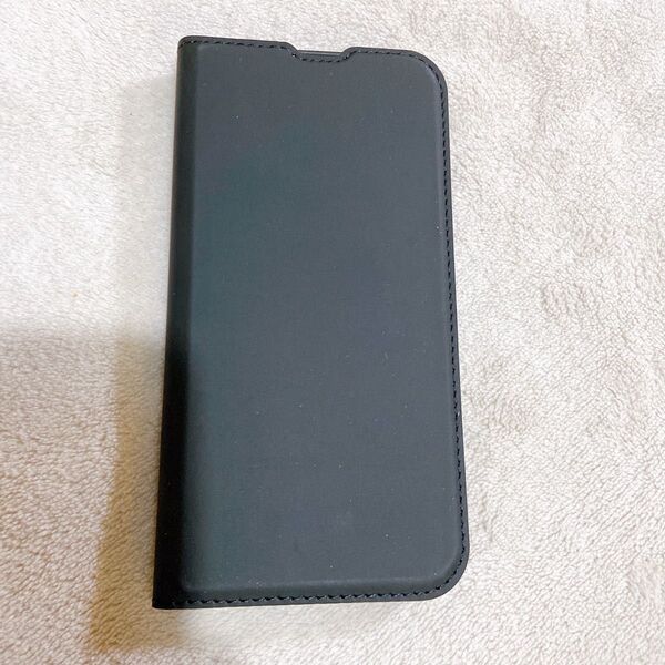iPhone13Pro 手帳型ケース ブラック 全面保護 磁石付き スマホケース